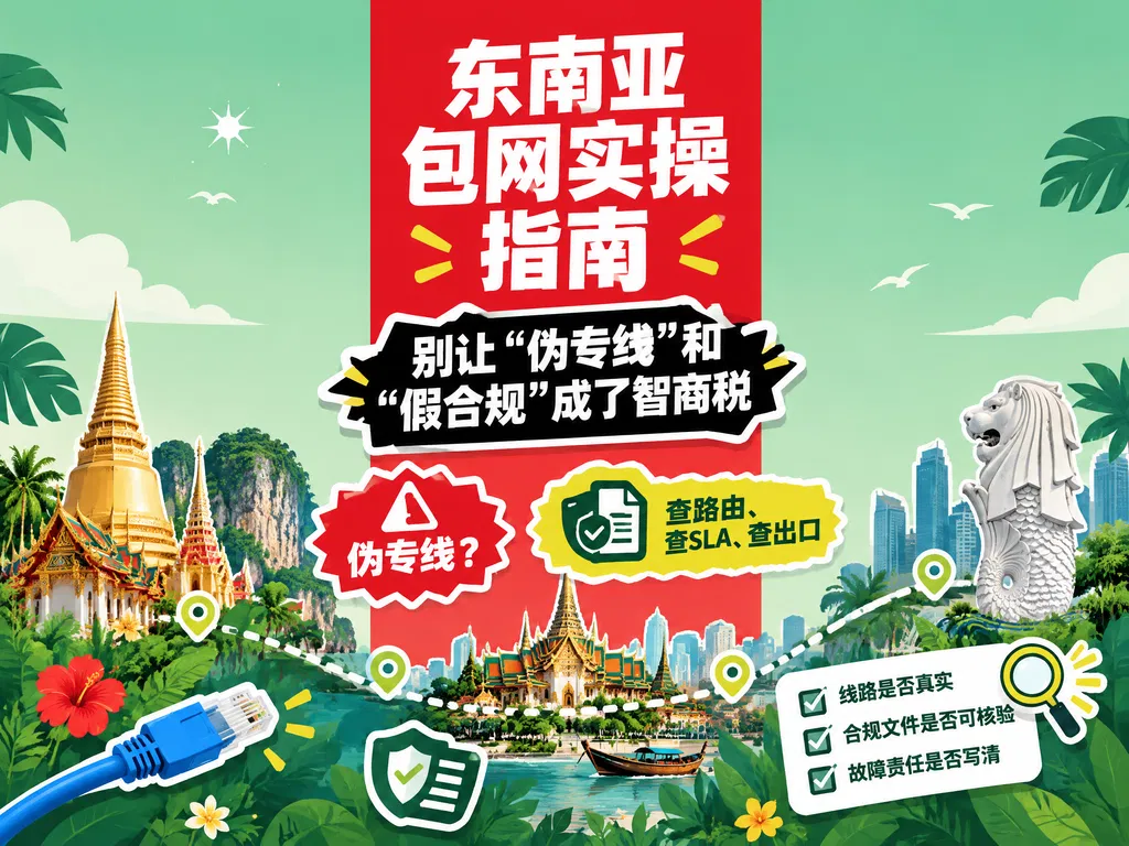 东南亚包网实操指南：别让“伪专线”和“假合规”成了你的智商税