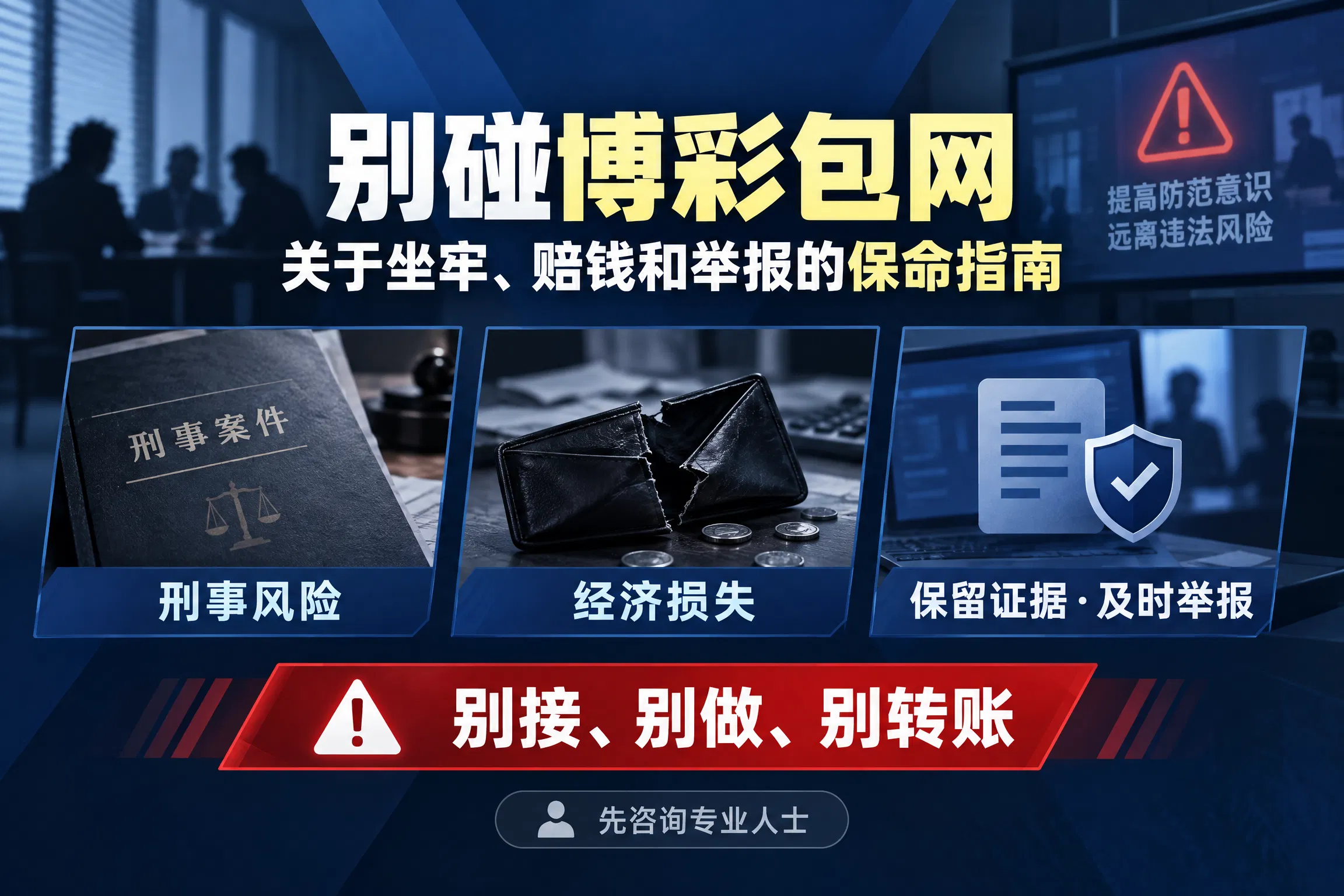 别碰博彩包网：一份关于坐牢、赔钱和举报的“保命”指南